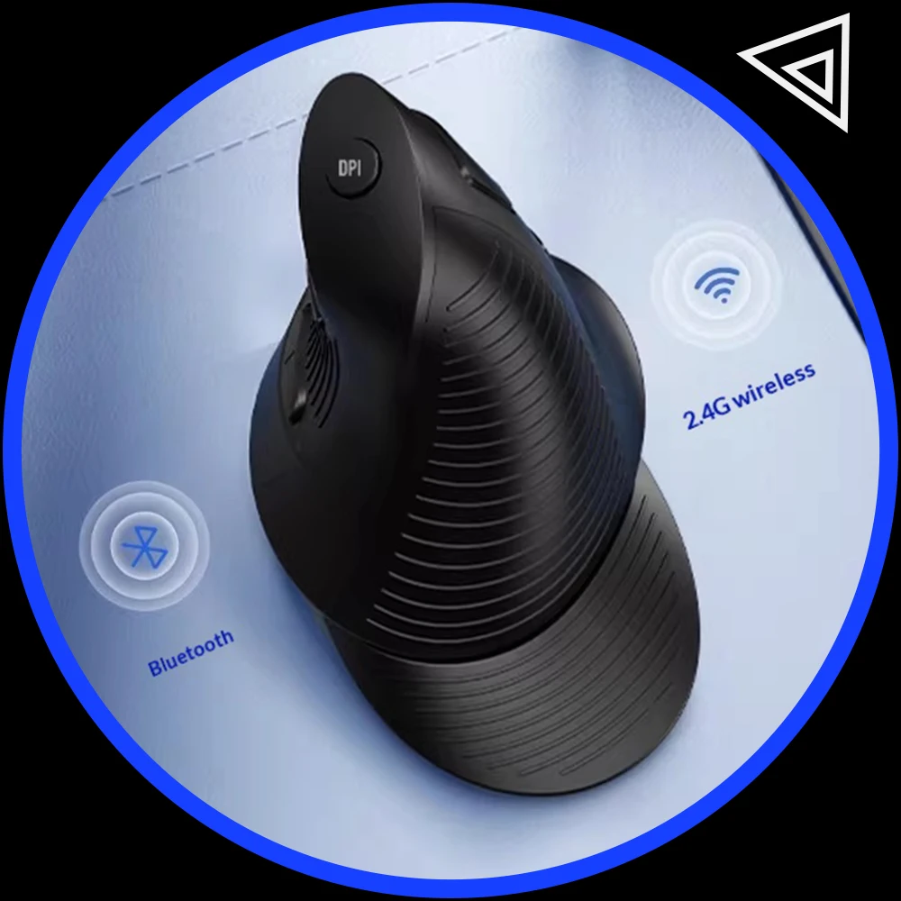 DeLUX M618 Office Mouse Dual Mode Link Fourth Gear DPI Wireless Mouse Light Weight Slip Proof Mute For Pc Accessories Gifts