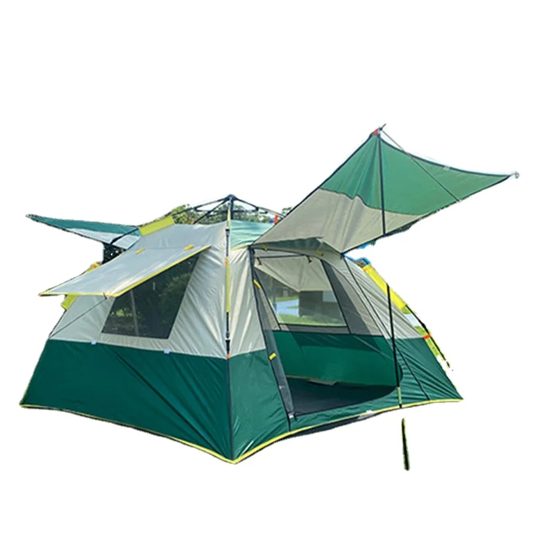 

3-4 Person Family Oxford Cloth Automatic Pop Up Foldable Large Waterproof Outdoor Camping Tent