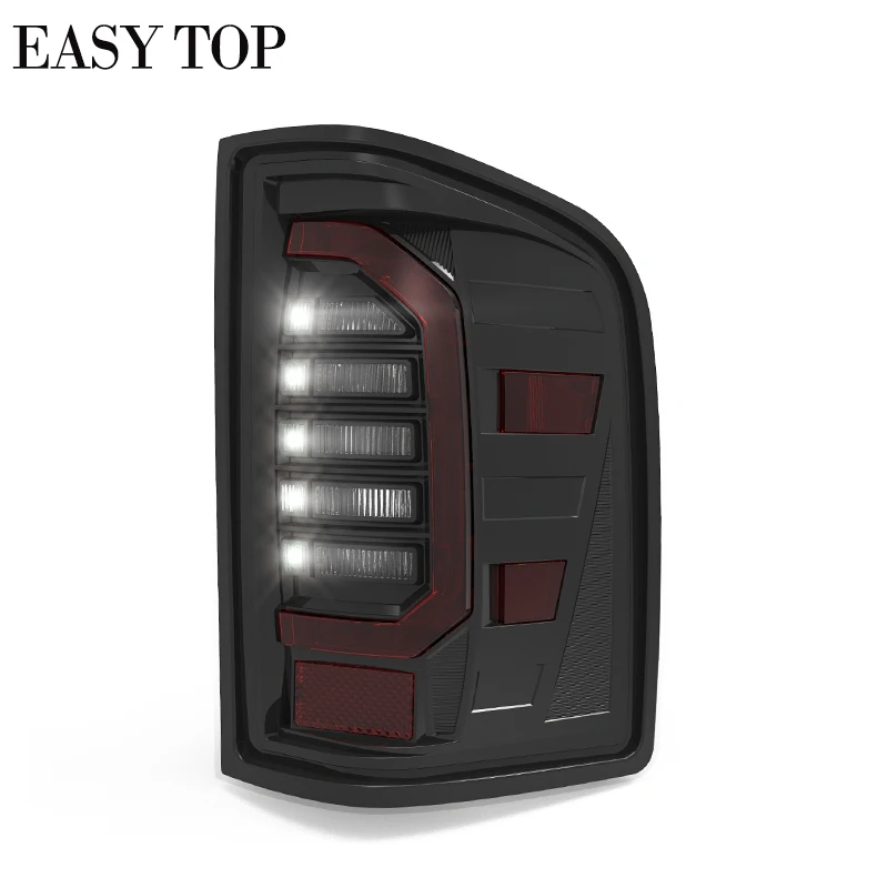 Smoke Lens LED Tail Light For Silverado 2007-2013