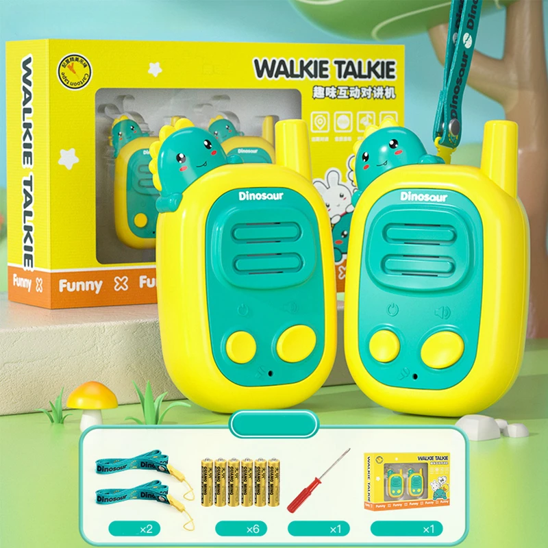 Children\'s walkie talkie toy set pager parent-child interaction outdoor toy Walkie-talkie dialogue within 3 kilometers