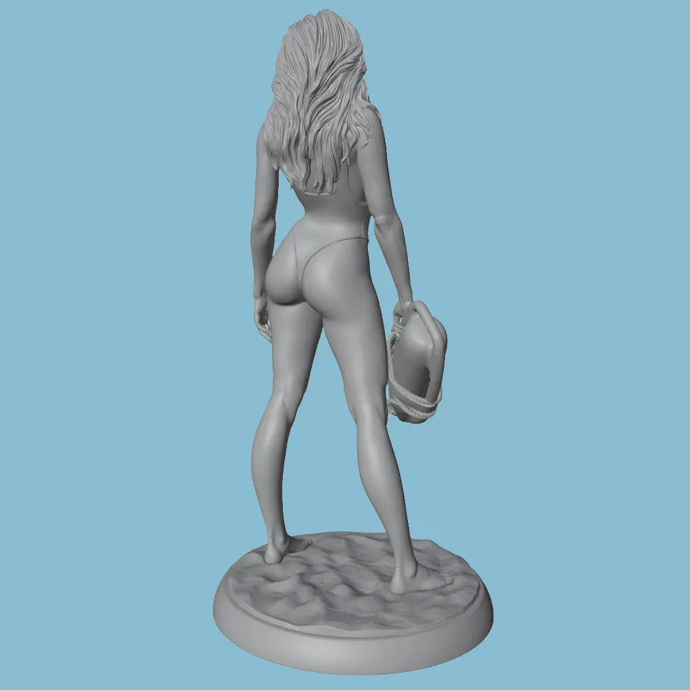 Miniatura resina 1/24 sin pintar – Figura de mascota para coleccionismo - imagen 5