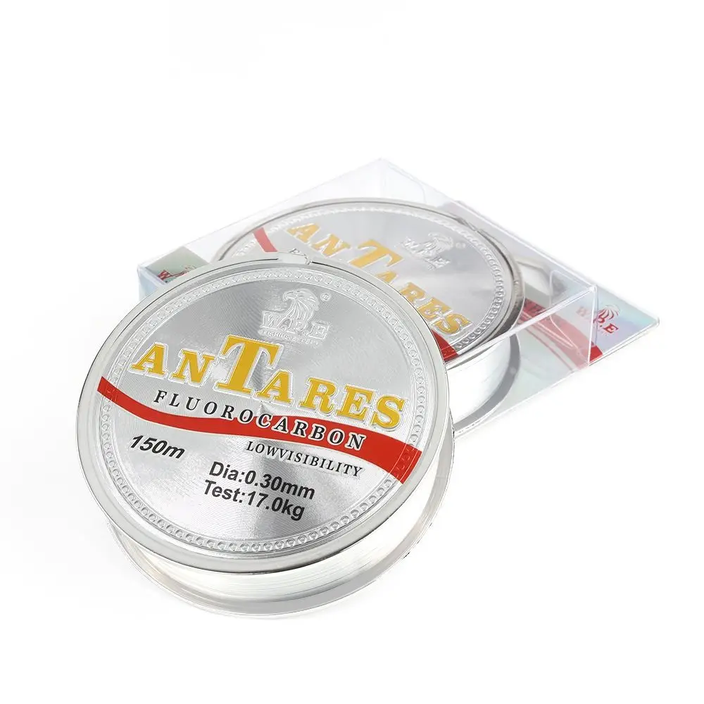 150m Clear Fishing Line 0.2-0.6mm 10kg-41kg Fluorocarbon Coated Invisible Fish Line Super Strong Nylon Carp Fishing Wire Pesca