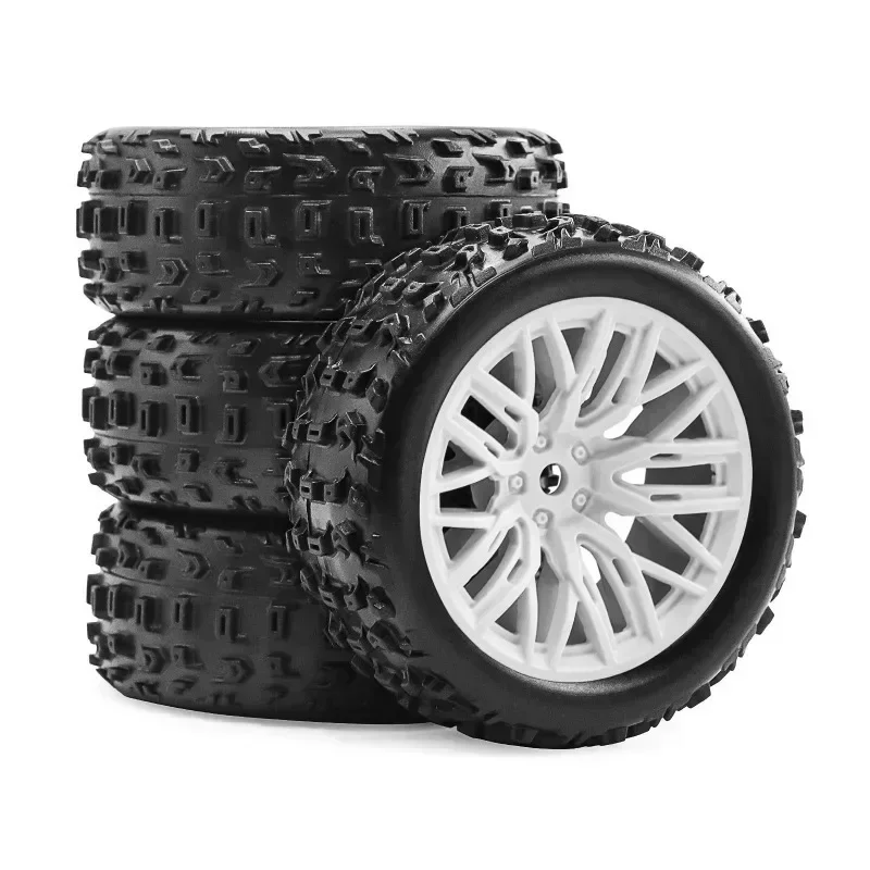 4 pneus en caoutchouc de 69 mm avec hexagone de 12 mm pour voiture RC Arrma 1/18 2S Typhon Grom, pièces et accessoires de mise à niveau