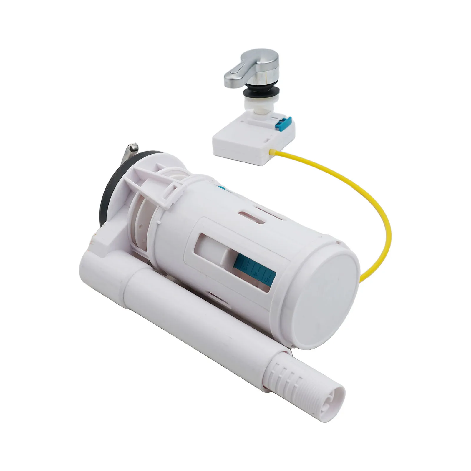 

Control Dual Flush Valve Parts White Wire-controlled Bathroom Accessories Front Wrench Overflow Lever Practical