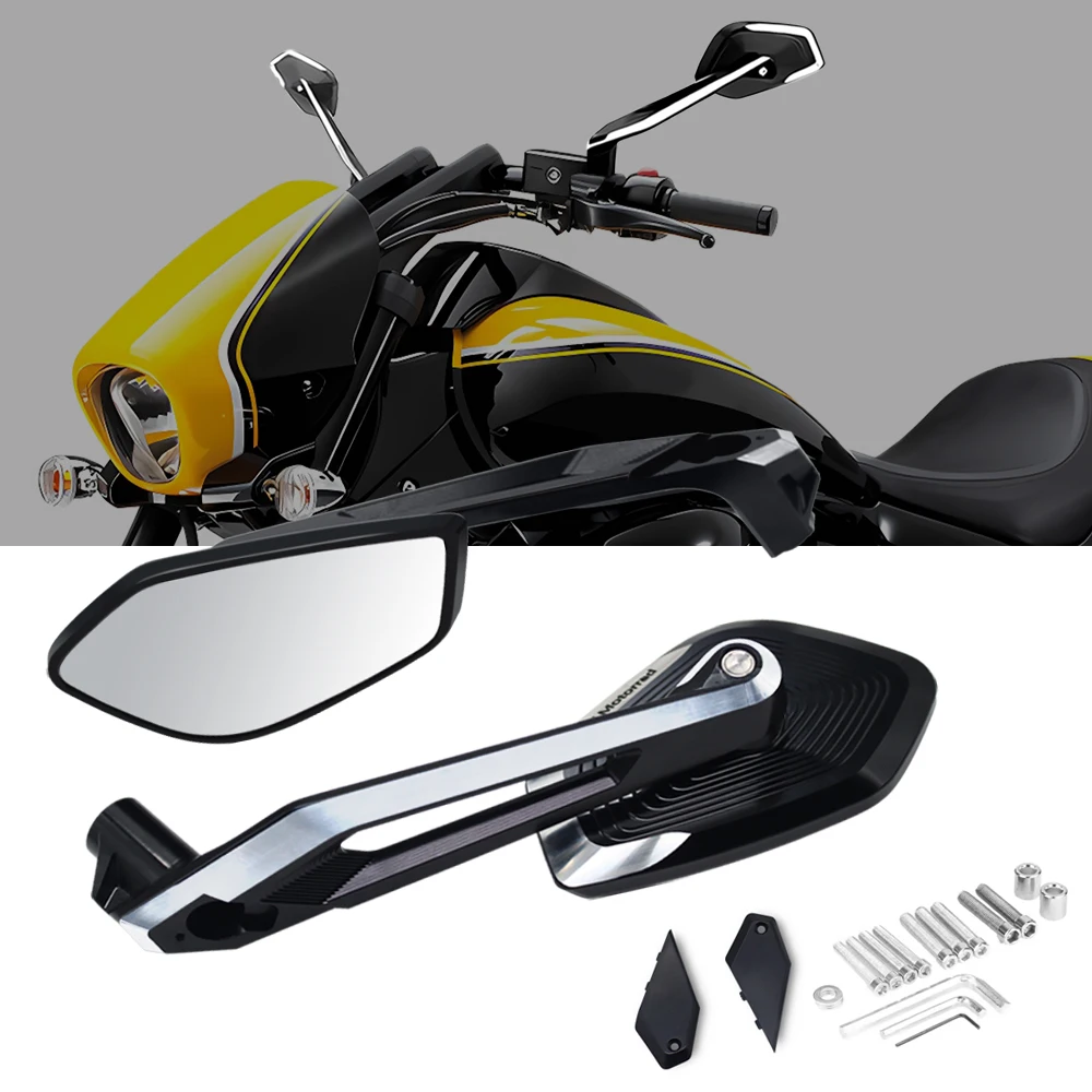 

For M109R 109R M109 2006-2015 Adventure Motorcycle Accessories Side Rear View Mirror