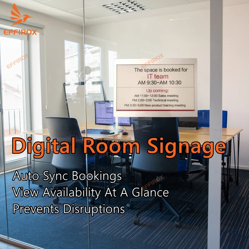 7,4 inch digitale kamersignage elektronische vergaderruimte teken e-inkt wifi display epaper kamer display eink vergaderruimte wifi