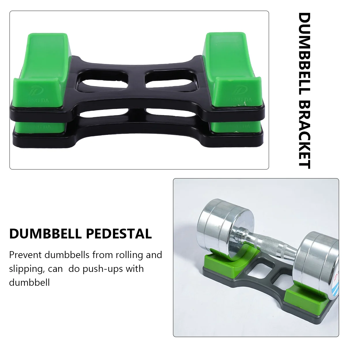 

Dumbbells Rack Home Bracket Weightlifting Holder Vertical Fitness Equipment Green Non-slip Stand