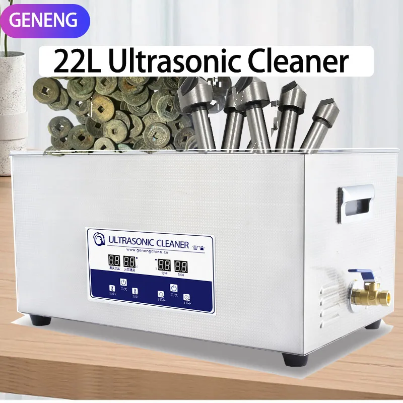 22L Industrial Ultrasonic Cleaner with Digital Timer&Heater 40kHz Professional Ultrasonic Cleaner 110V/220V