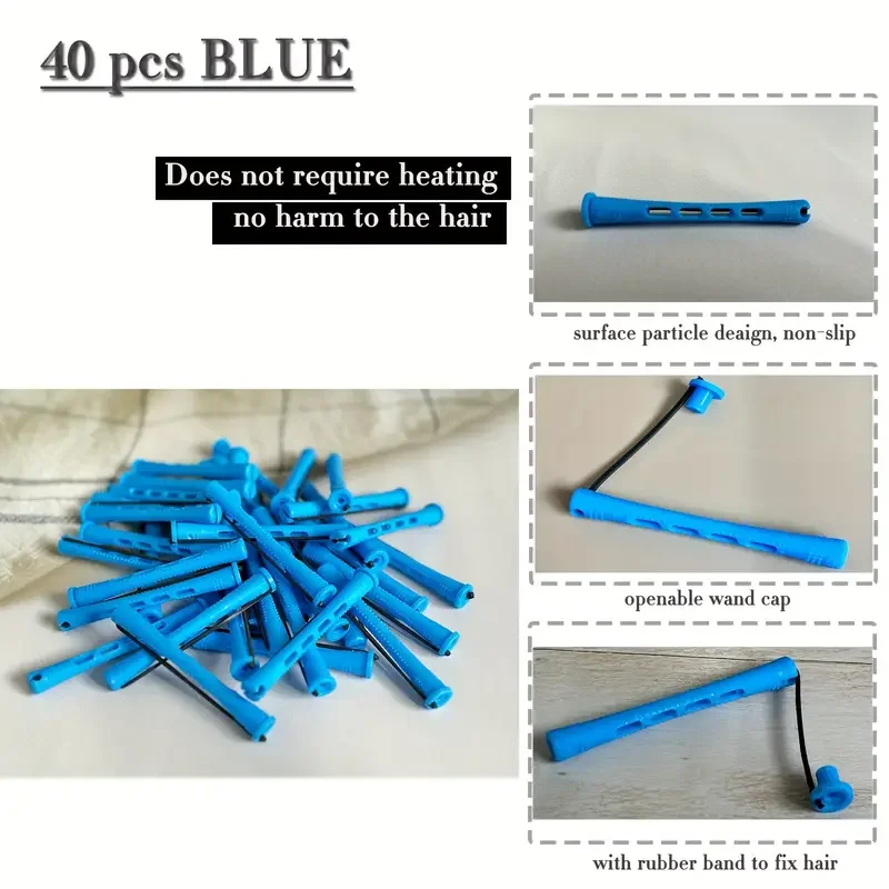 New Manual Curling Rods Set, 20/40pcs Combination Pack