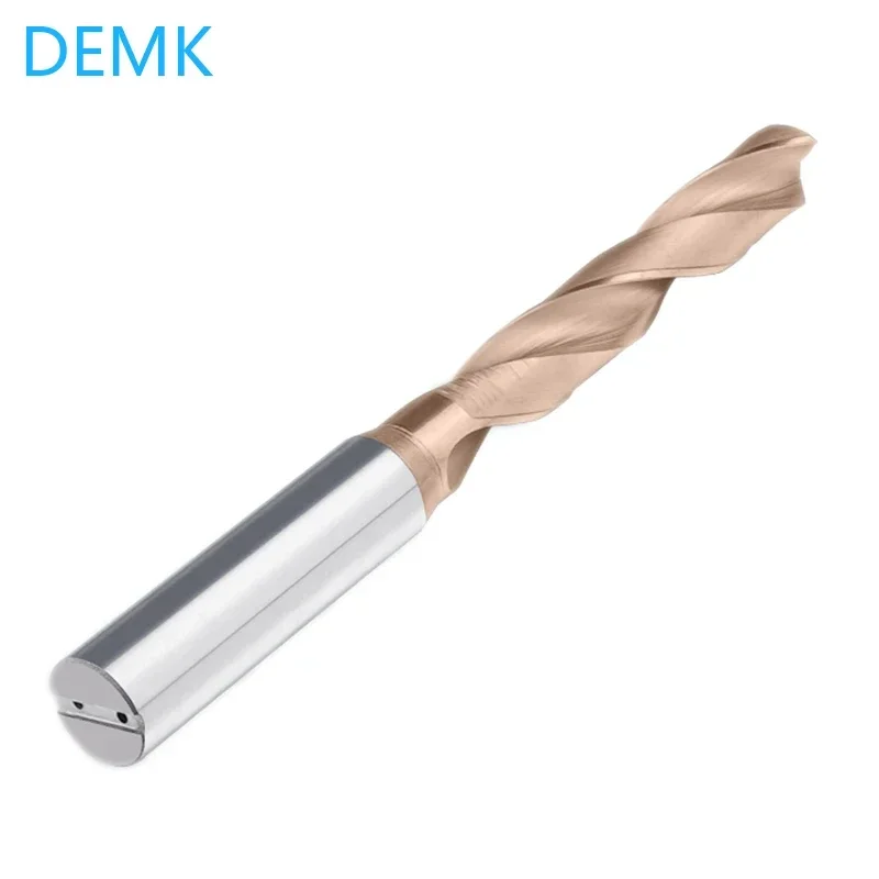 5D Tungsten carbide bit d2-D16 Shank diameter D4 D6 D8 D10 Internal cooling external cooling Coated drill CNC metal hole drill