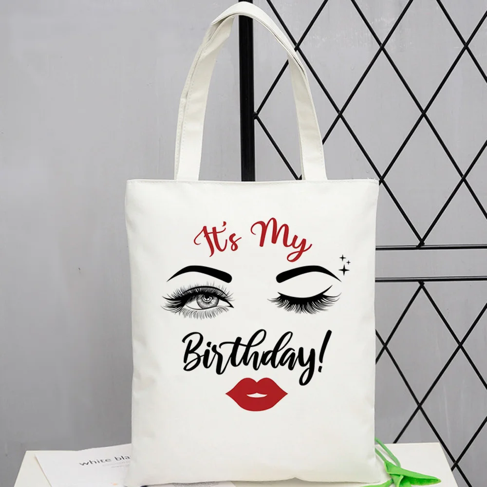 Happy Birthday Party shopping bag shopping bolso handbag grocery bolsa reusable bag cloth sacola sac tissu