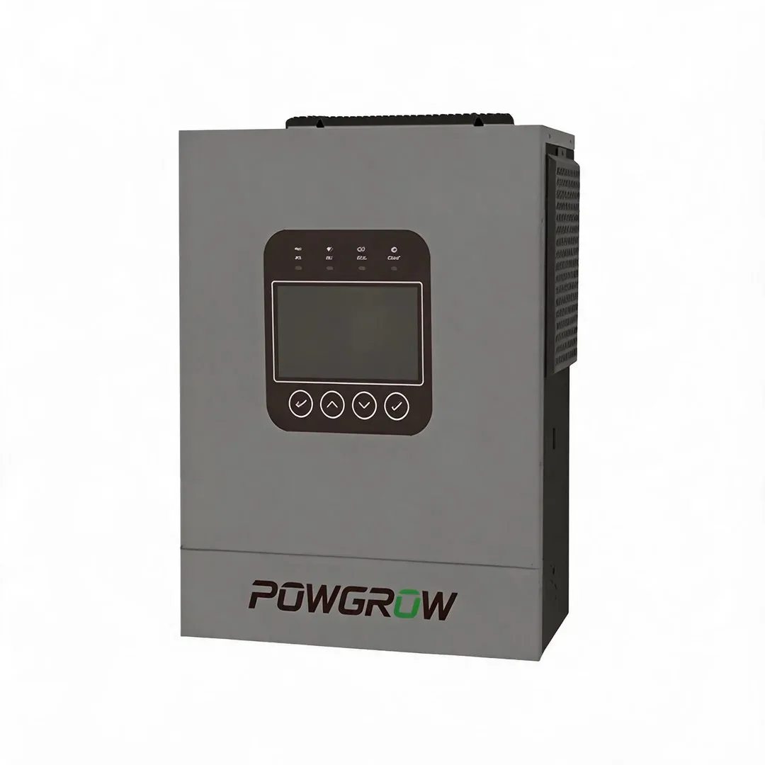 POWGROW 5000W Inwerter Off Grid MPPT 24V 60-450VDC 9000W Solarny Ładowarka Akumulatorów 160A 10KW Przepięcie 20ms Tryb Gen Praca Bez Baterii Dom — 2