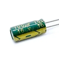 20PCS 100UF 16V 100mf 105C 5X11mm Aluminum Electrolytic Capacitor 16V100UF radial lead