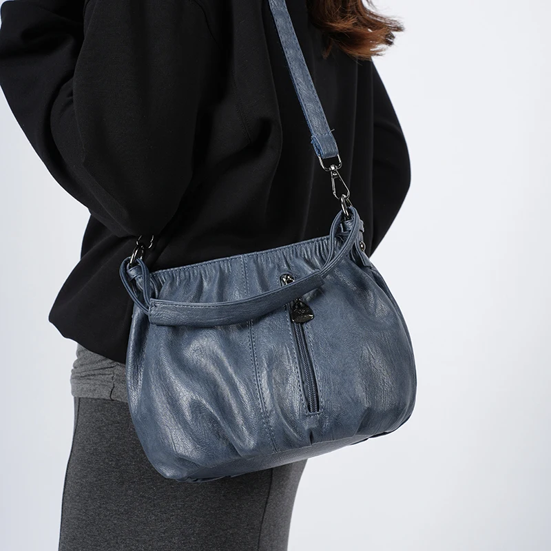 

Women Luxury High End Leather Shoulder Bag Elegant Fashion Tote Handbag Daily Chic Crossbody