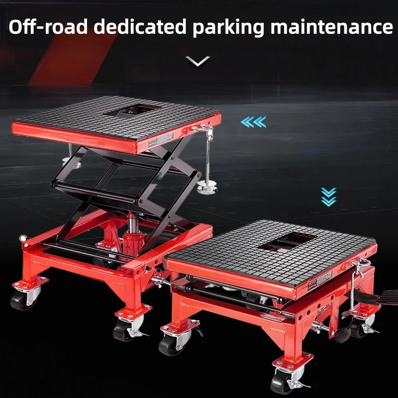High-position Hoist Lifting Platform Hydraulic Starting Frame Off-road Motorcycle Special Jack Maintenance and Repair