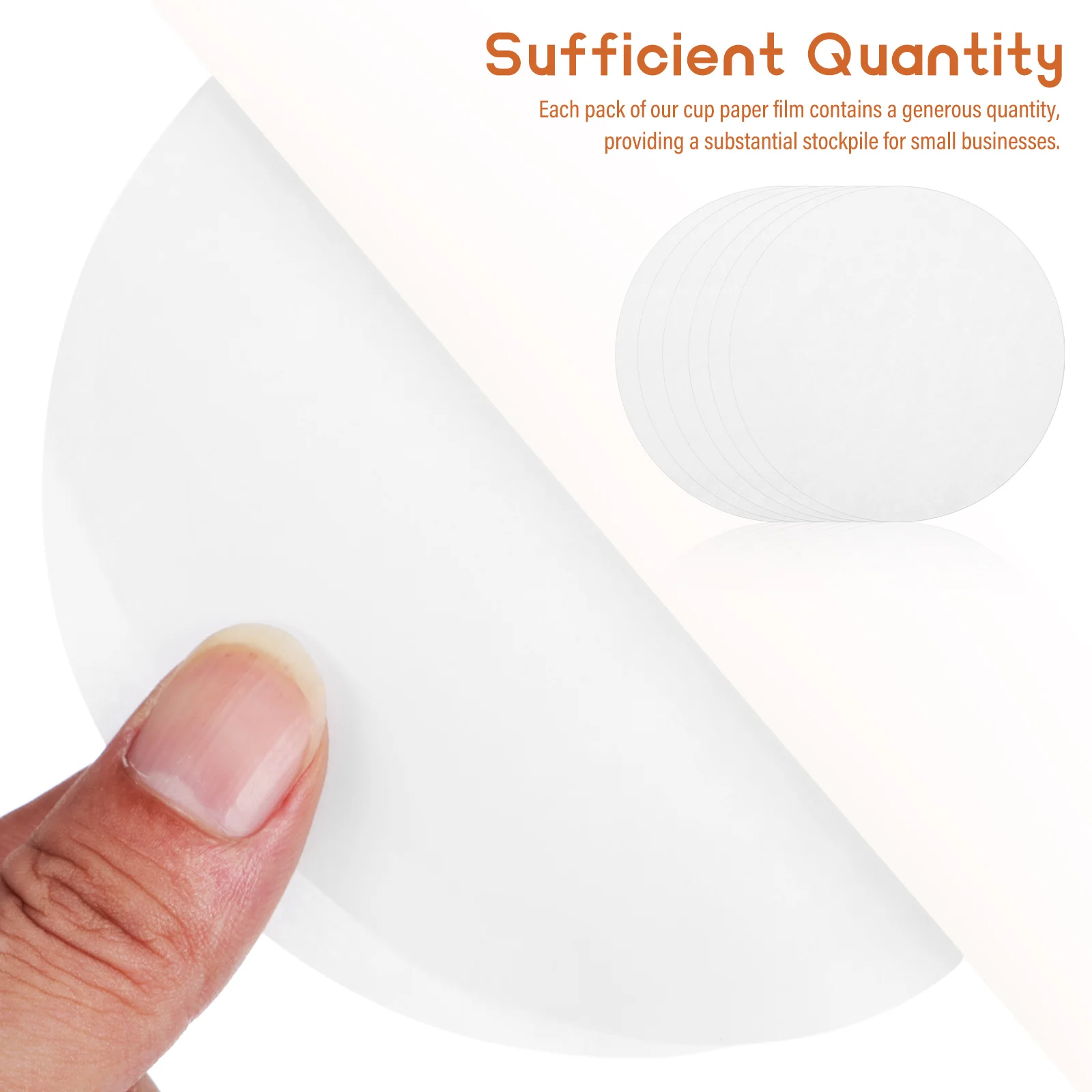 

50pcs Anti Spill Paper Cup Covers 11cm Round Shape Sealing Films Leak Proof Beverage Caps Kitchen Bar Accessories
