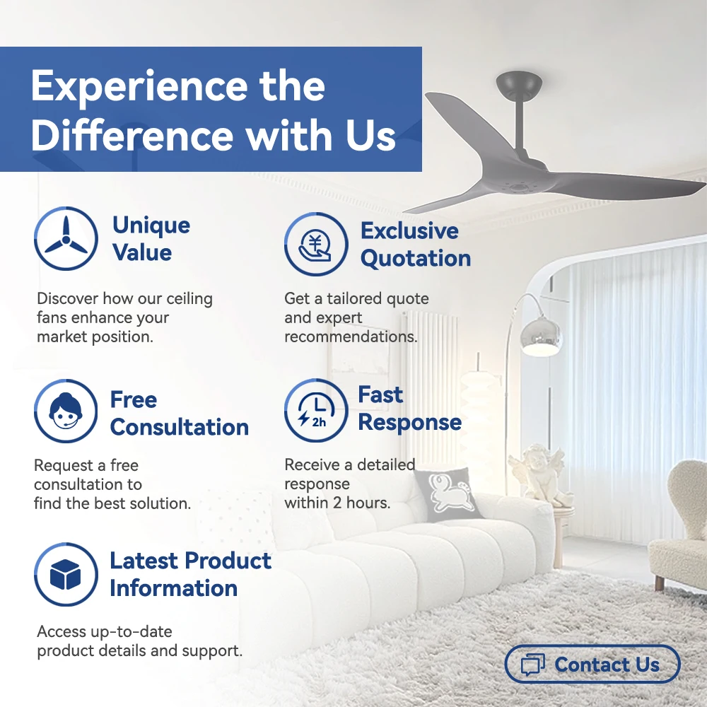 52 Inch Flush Mounted 3 Blades Ceiling Fans with Remote Control and Silent Reversible DC Motor for Patios Living Room Bedroom