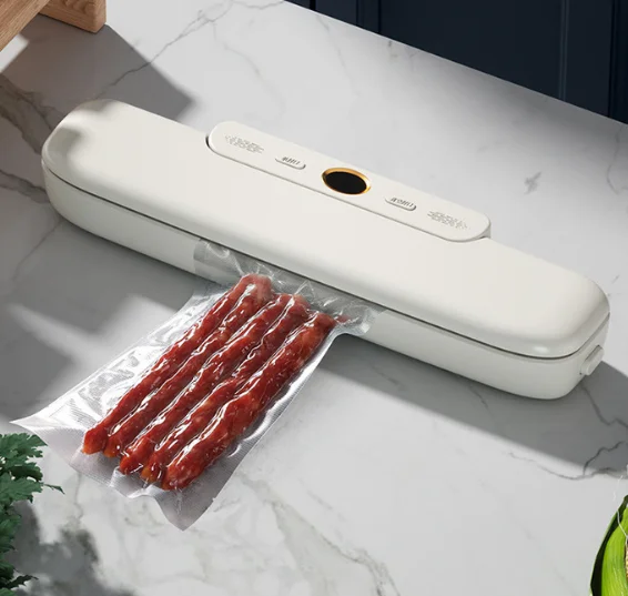 Маленькая бытовая вакуумная упаковочная машина для сохранения продуктов, аппарат для компрессионной упаковки и герметизации пищевых продуктов для использования на кухне