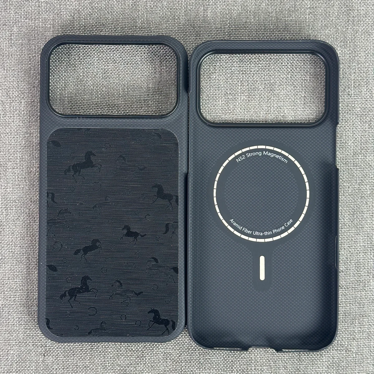 Kevlar Aramid Fiber Genuine Leather Phone Case For iPhone 17 Pro Max 17 Pro Ultra Thin Anti-Scratch Shockproof Full Protection C - view 6