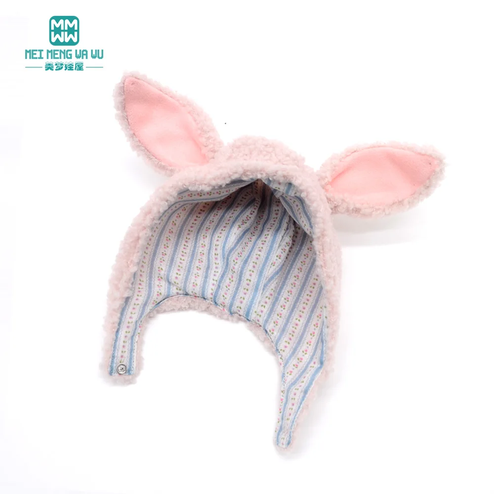 acessorios-para-bonecas-blyth-azone-ob22-ob24-chapeu-de-orelhas-de-coelho-elegante-rosa-branco-cinza-marrom