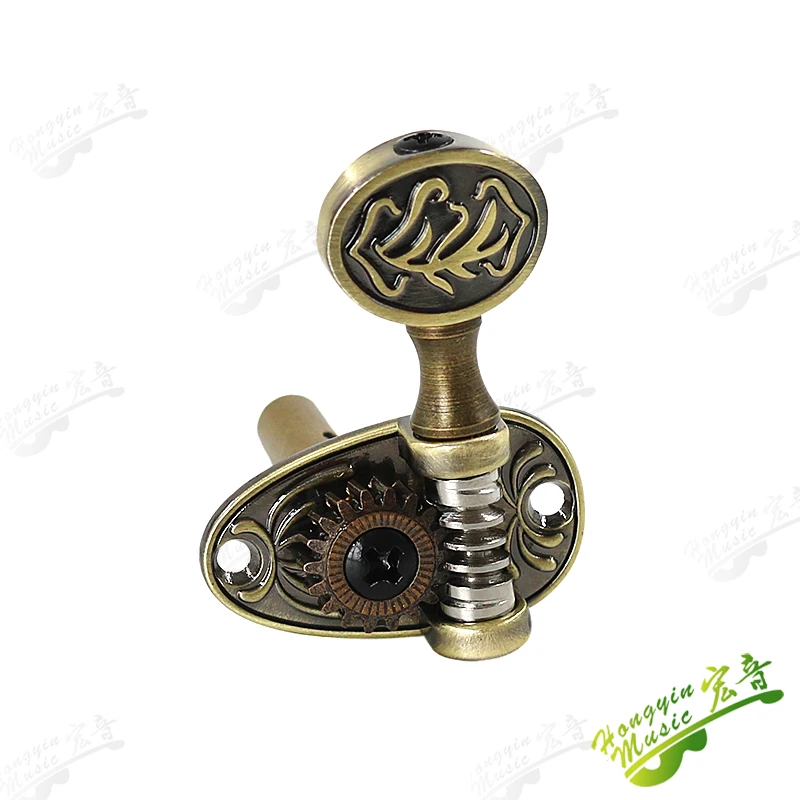 Taiwan made Guitar String Tuning Pegs Tuners Machine Heads classics open  type Bronze retro  3L 3R