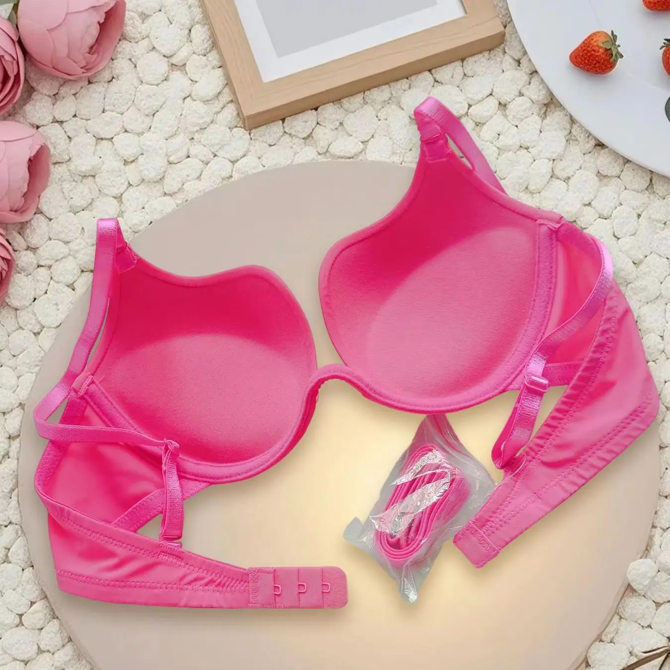 Soutien-gorge en V profond coupe basse Sexy Push Up Bralettes pour femmes rembourré confortable lissage à armatures soutiens-gorge de levage rassemblés Bralette épaisse