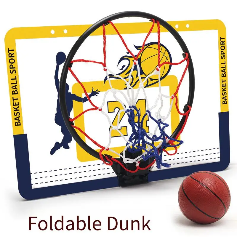 No Punching Wall Hanging Basketball Board Children's Basketball Stand Transparent Basketball Board Shooting Indoor Sports