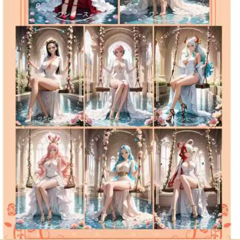 2025 Newest Wholesales One Piece Collection Card Metal Card Wave 2 Yunmeng Culture Nude Pirate Toy for Kids Christmas Gift