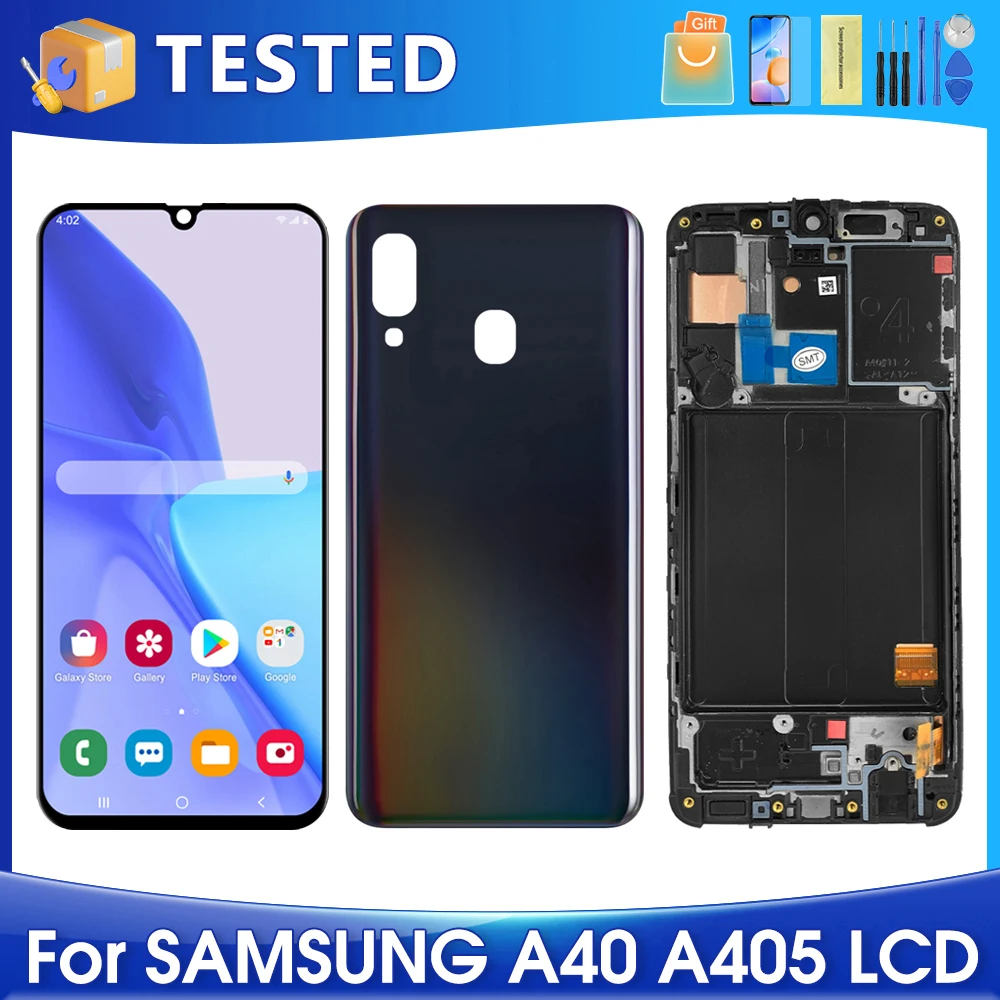 OEM 5.9\'\'A40 For Samsung For A405F A405 A405FM A405S LCD Display Touch Screen Digitizer Assembly Replacement