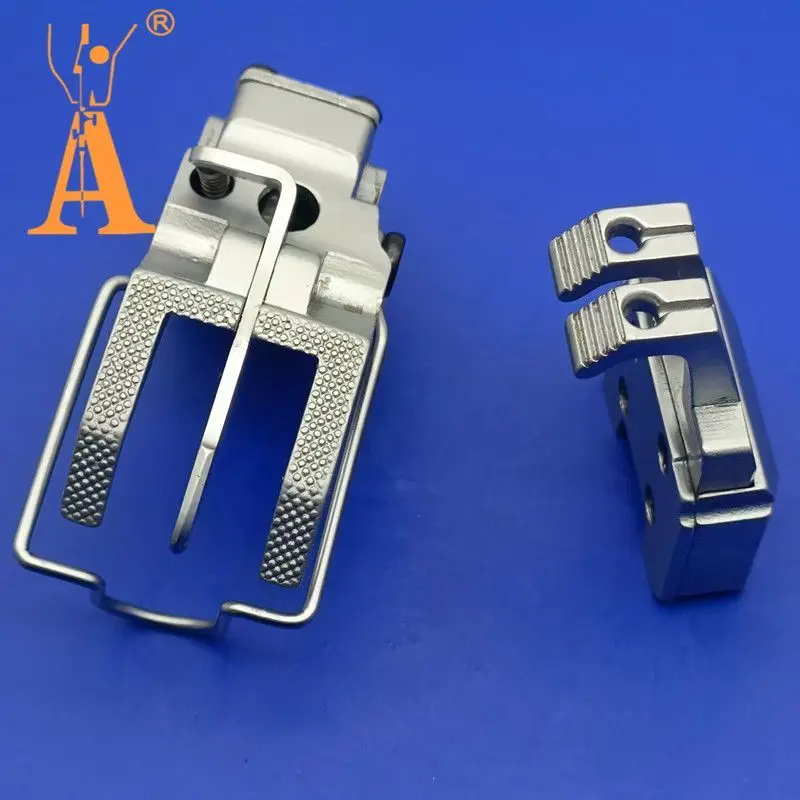Double-Needle Foot Double-Sided Guide Presser Foot 8 10mm for Durkopp Adler 768 868 for Heavy Duty Ssewing machines accessories
