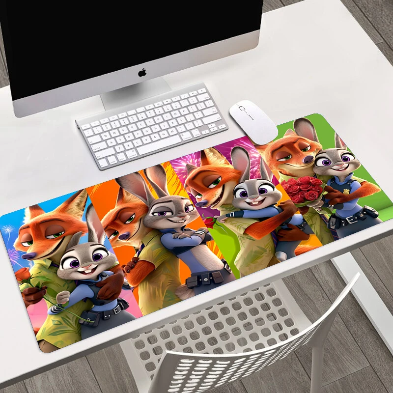 Large Mousepad XXL Zootopia Pad Keyboard Gaming Accessories Mouse Mats Game Office Computer Desk Mat  placemats for table