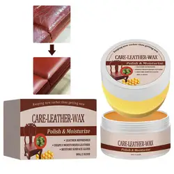 Beeswax For Leather Natural Leather Conditioner And Cleaner Furniture Salve Waterproofing Beeswax 80g Boot Wax Leather