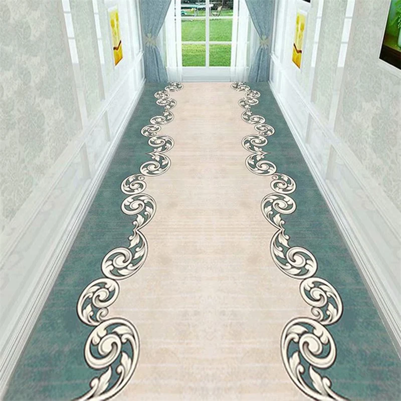 

Modern Fresh Corridor Carpet Home Simple Decor Long Hallway Area Rug Cozy Kitchen Aisle Bedside Blanket Mall Entrance Floor Mat