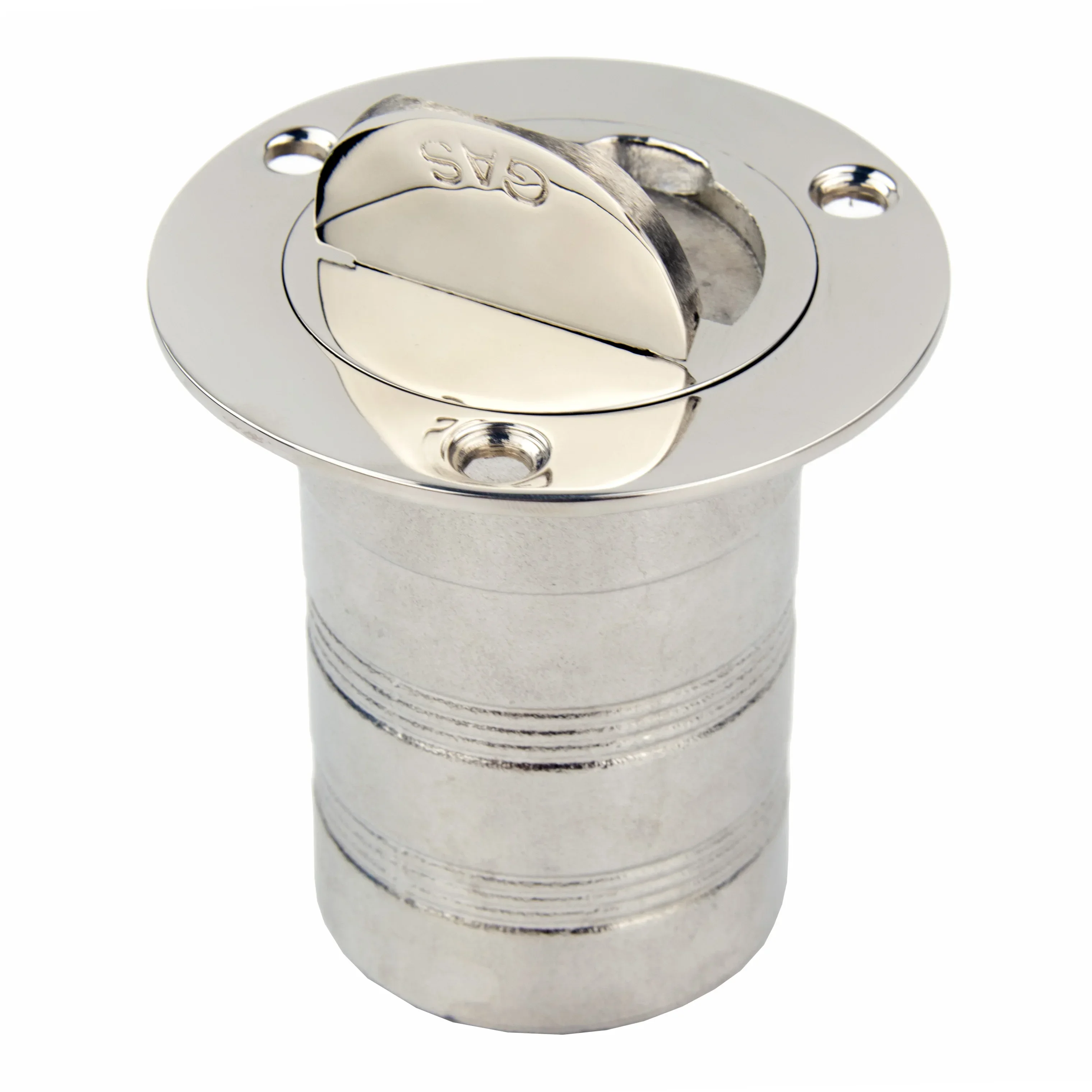 

2" Boat Marine Deck Fill Filler Keyless Caps Gas Fuel Tank 316 Stainless Steel