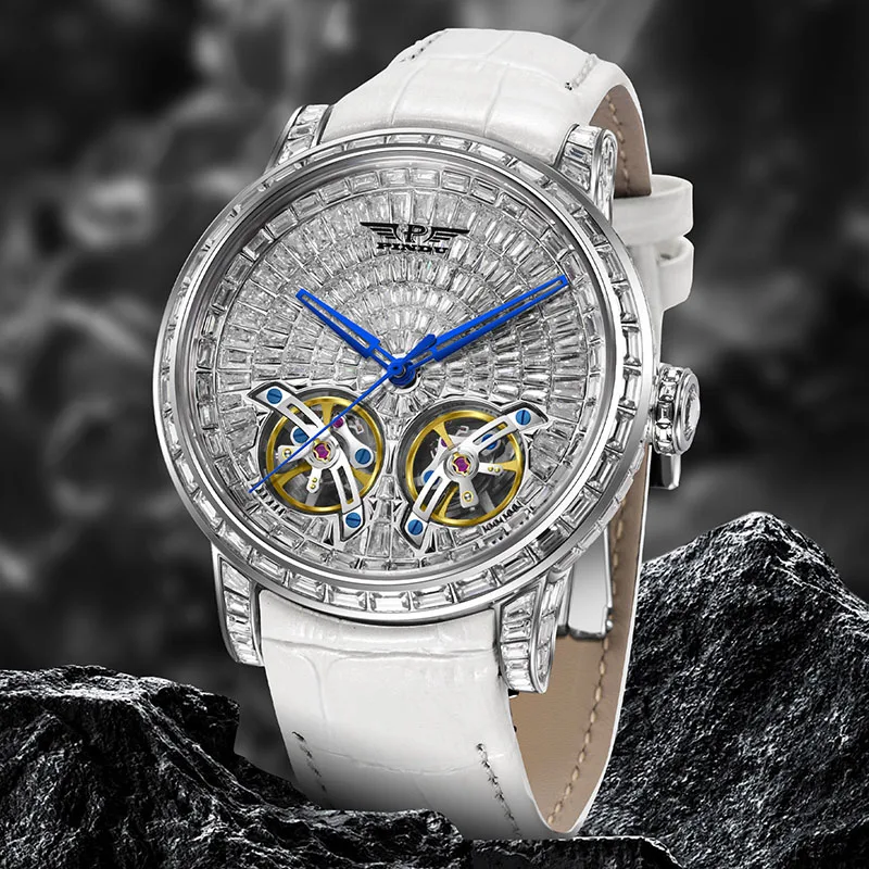 PINDU men's new mechanical watch business men's watch 30m waterproof folding buckle strap
