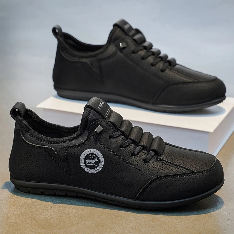 

LOEIKAN Men's Lightweight Casual Shoes, Breathable Slip-On Walking Sneakers