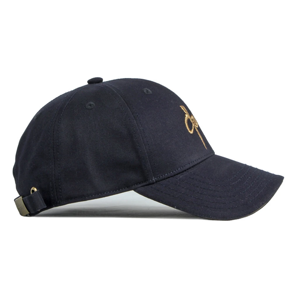 FS Trendy Black Golden Baseball Cap For Men High Quality Cotton Women Caps Casual Outdoor Sports Trucker Hats Gorras Hombre 2024
