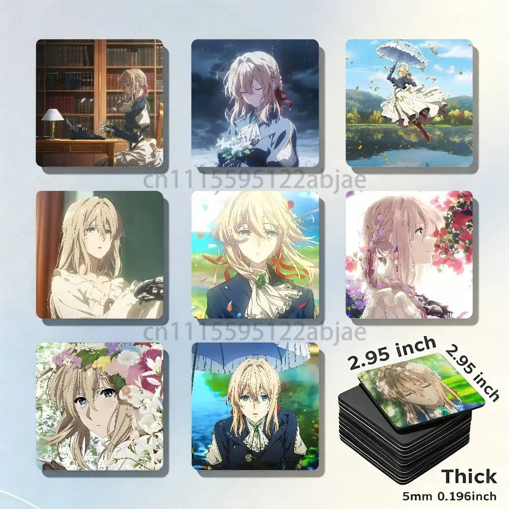 Anime V-Violet Evergarden Refrigerator Magnets the Perfect Choice for Home Create Warm Cozy Home Decor Gifts