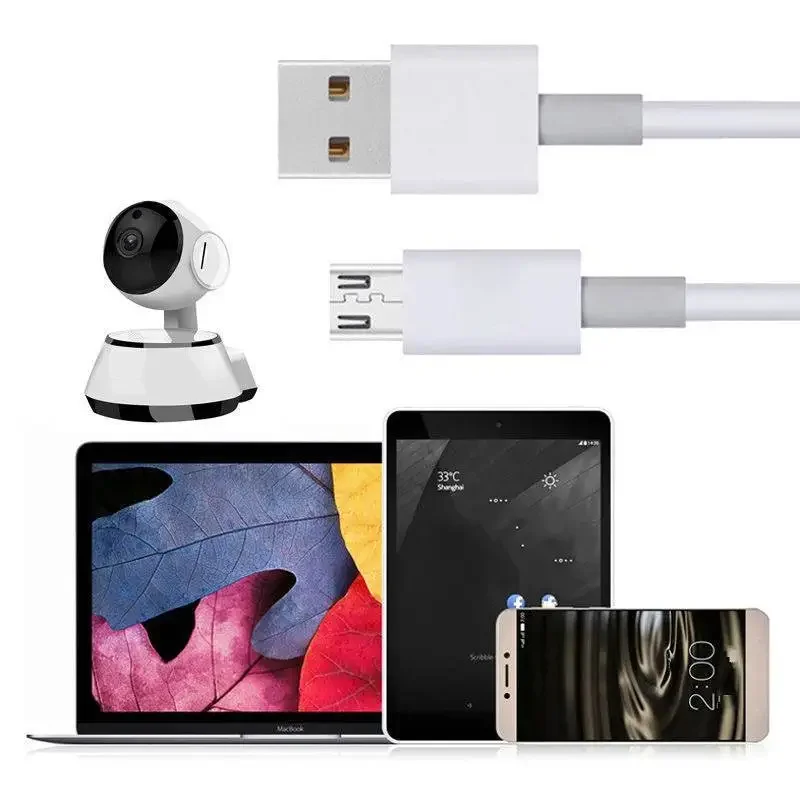 Kabel Micro USB 10/5/3M przewód monitorujący inteligentny aparat fotograficzny kamera internetowa bardzo długi kabel zasilający Micro USB przedłużacz