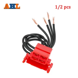 4-Way Starter Solenoid Relay Plug Connector Wiring Harness For Honda CB750SC VF750C VFR750 VFR750F RVF750R VT750 XRV750 CB900