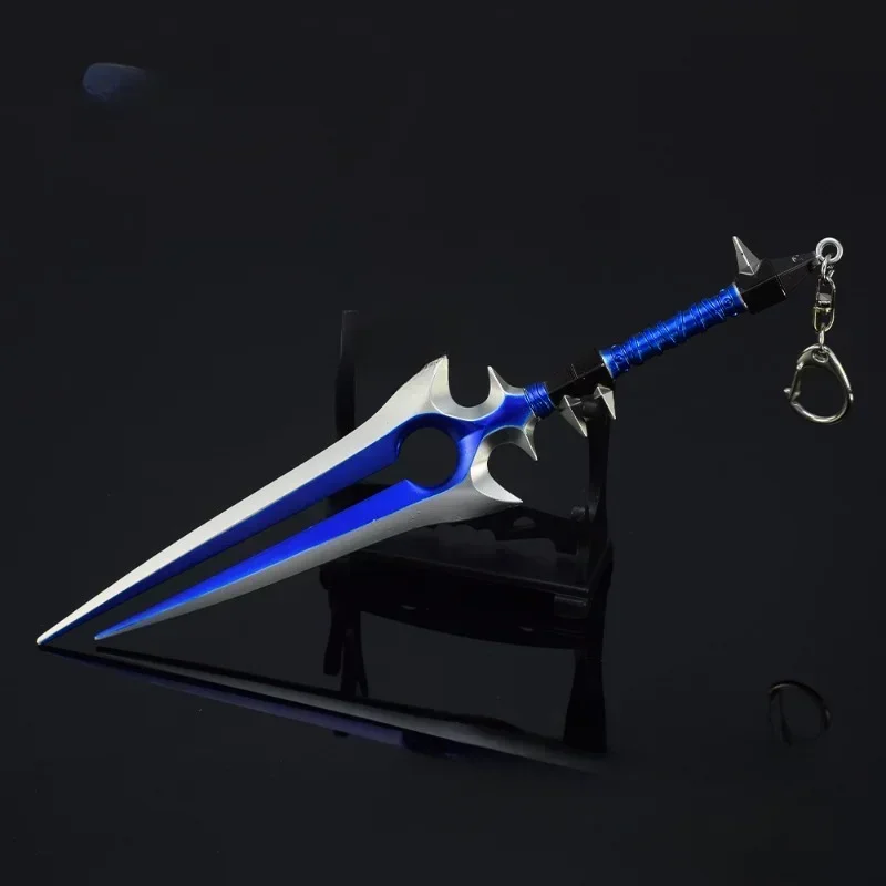 軍艦の武器の世界、雷雨の祝福された刃、ウィンドシーカーゲームカタナ、サムライソードコレクション、クリスマスプレゼント、22cm