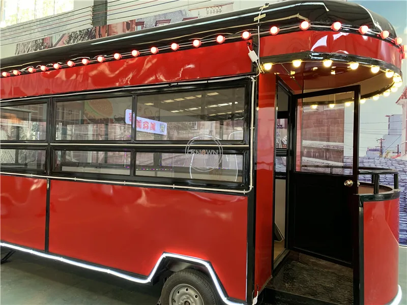 OEM mobiele fastfoodvrachtwagens te koop Ice USA en Europa IJskar Hotdog koffiewagen vrachtwagenkiosk met verzending over zee