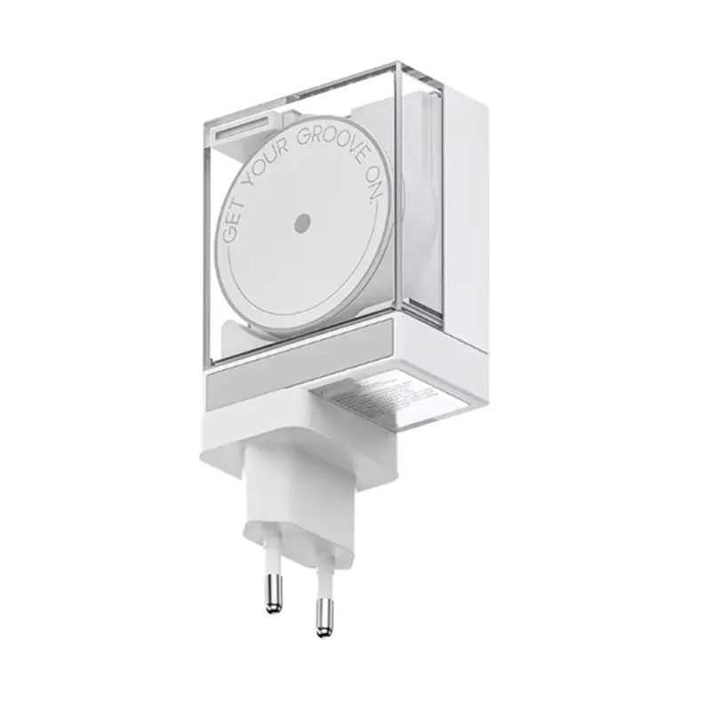 

24-Hour Delivery EU Plug 65W Gan PD3.0 Type C Quick Charge Built-In 70Cm Fast Charging USB-C Cable For Phone,Laptop Comp