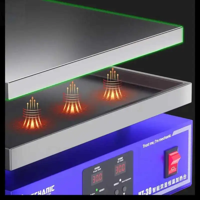 MECHANIC HT-34 mobile phone repair Intelligent constant temperature heating for Glue Removing Motherboard Reballing Phone Repair