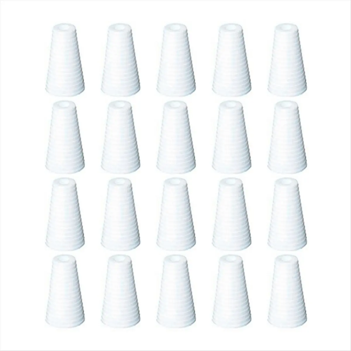 ABST 20PCS Blind Pull Cord Knobs White Blind Cord Holder White Pull Cord Pendants Downward End Window Blind Pull Cord Pendant - view 2