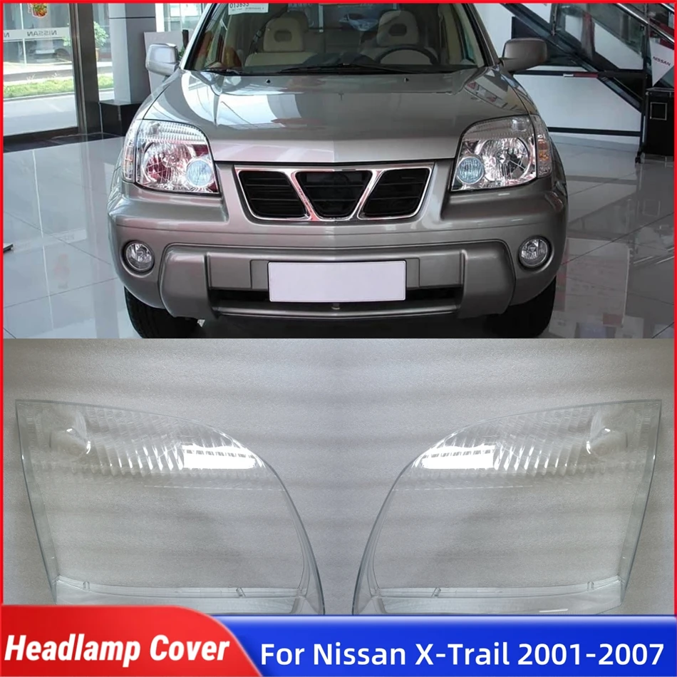 

Для Nissan X-Trail 2001-2007 корпус фары, прозрачная маска, крышка фары, линза из плексигласа, замена оригинального абажура