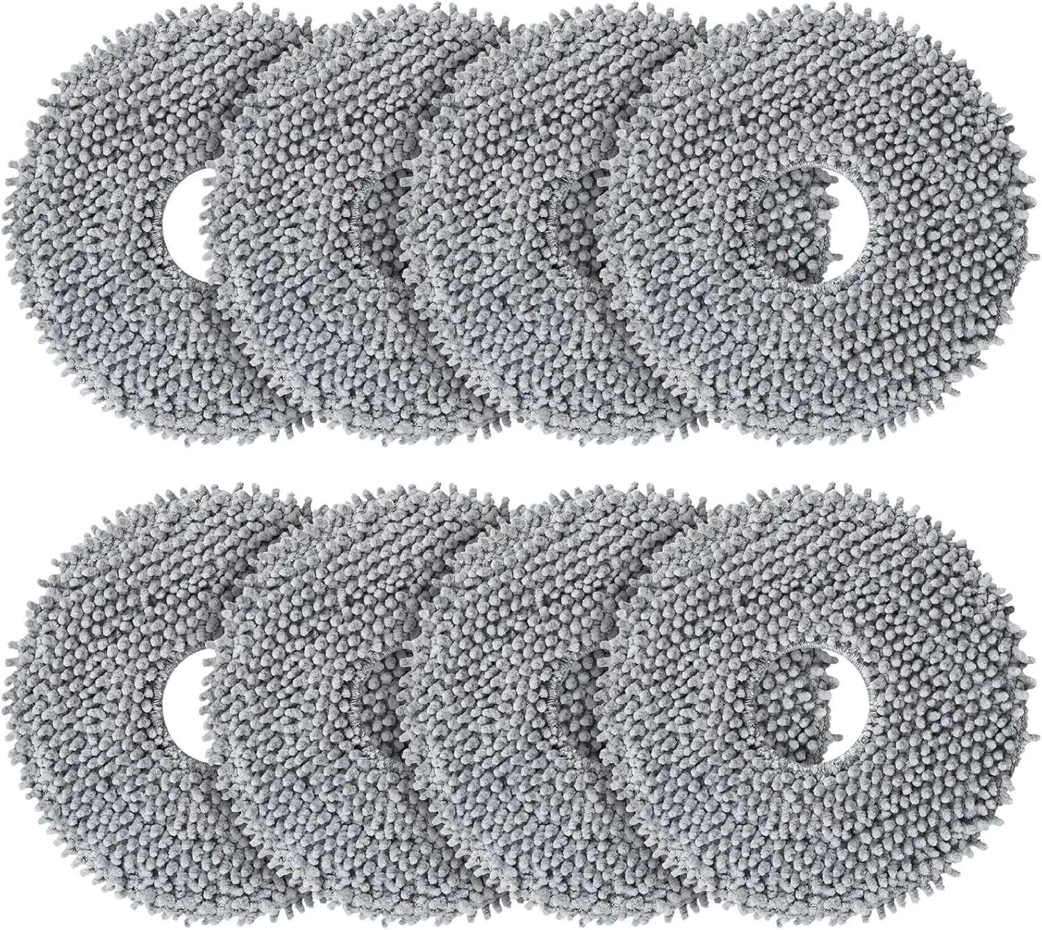 

8 Pack Replacement Mop Pads for Roborock Robot Vacuums, Spin Cleaning Accessories Set