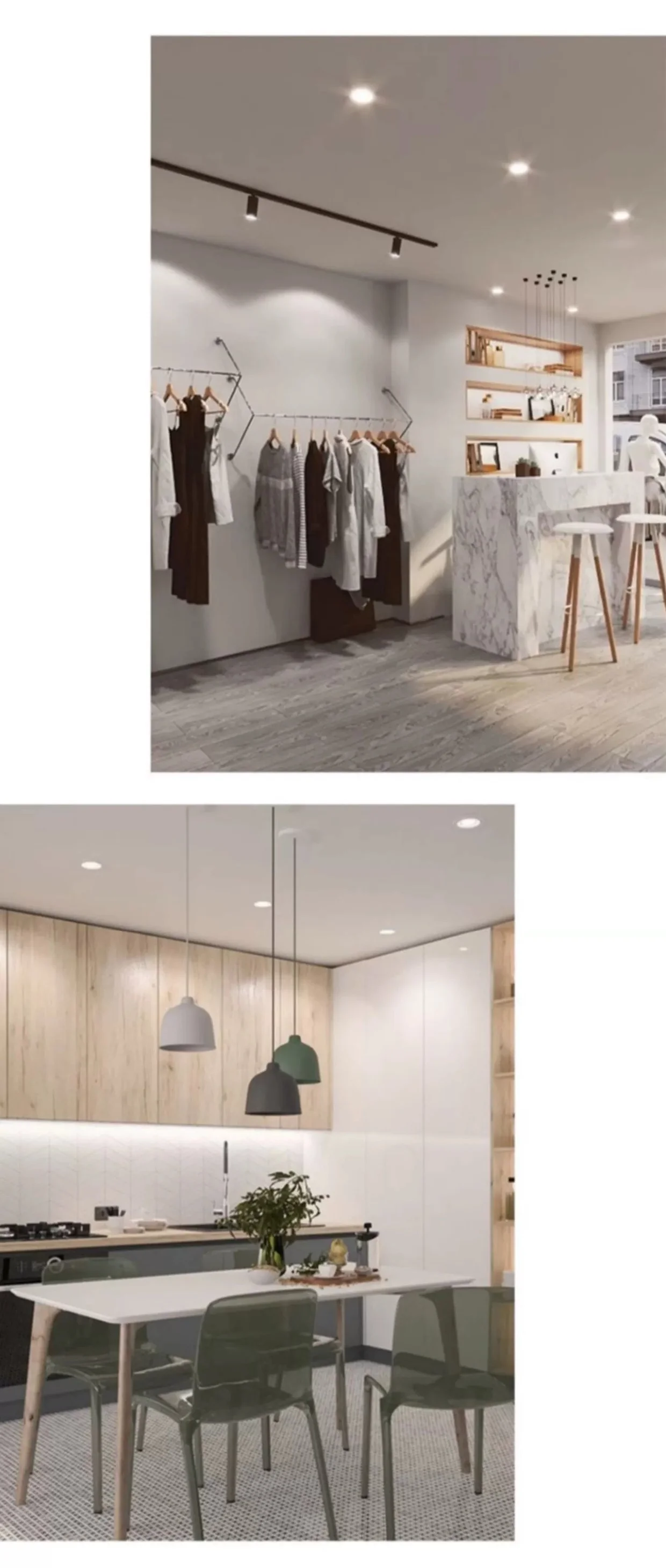 LED Spotlight with Integrated COB Technology, Nik Lighting, Ideal for a Living Room or Store, 7W