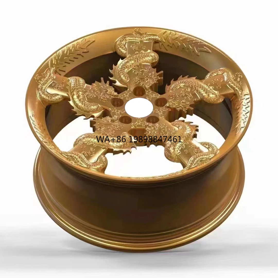 

R19 R20 R21 R22 Inches New Concept Golden Dragon Customizable Forged Alloy Wheel Car Rim Passenger Car Rims