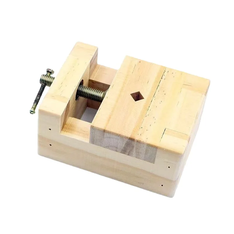 Wood Flat Vise Mini Clamp-on Bench Vise, Woodworking Carving, Engraving Tongs